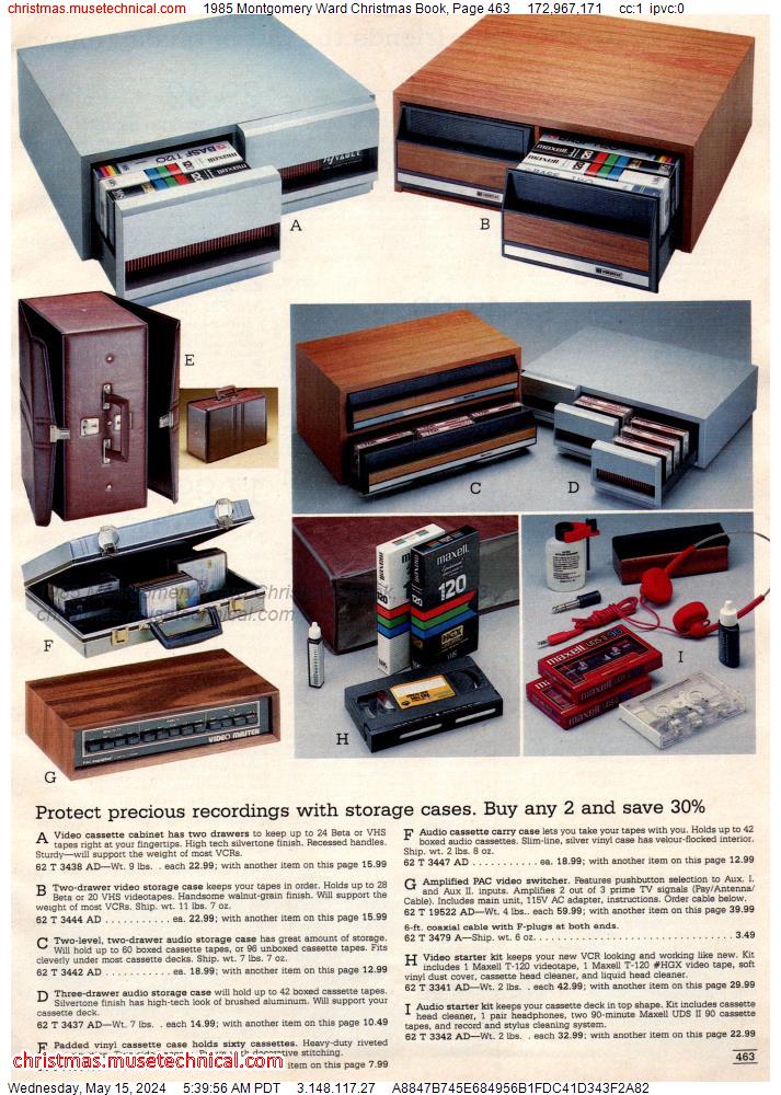 1985 Montgomery Ward Christmas Book, Page 463