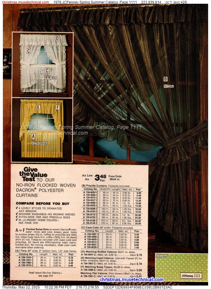1976 JCPenney Spring Summer Catalog, Page 1111