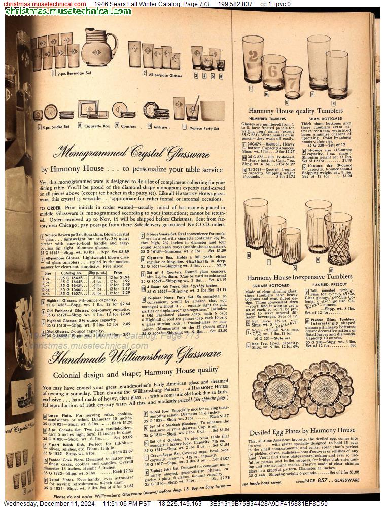 1946 Sears Fall Winter Catalog, Page 773