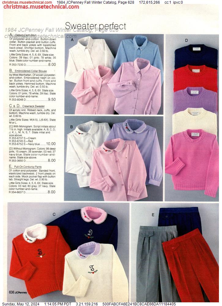 1984 JCPenney Fall Winter Catalog, Page 628