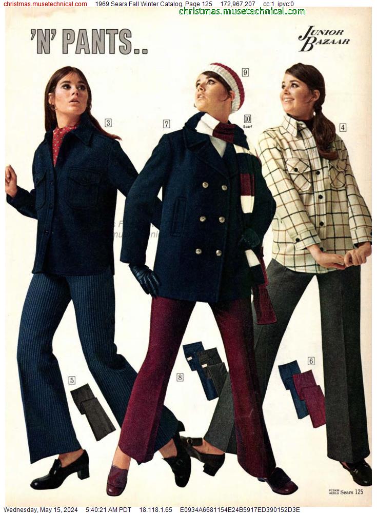 1969 Sears Fall Winter Catalog, Page 125