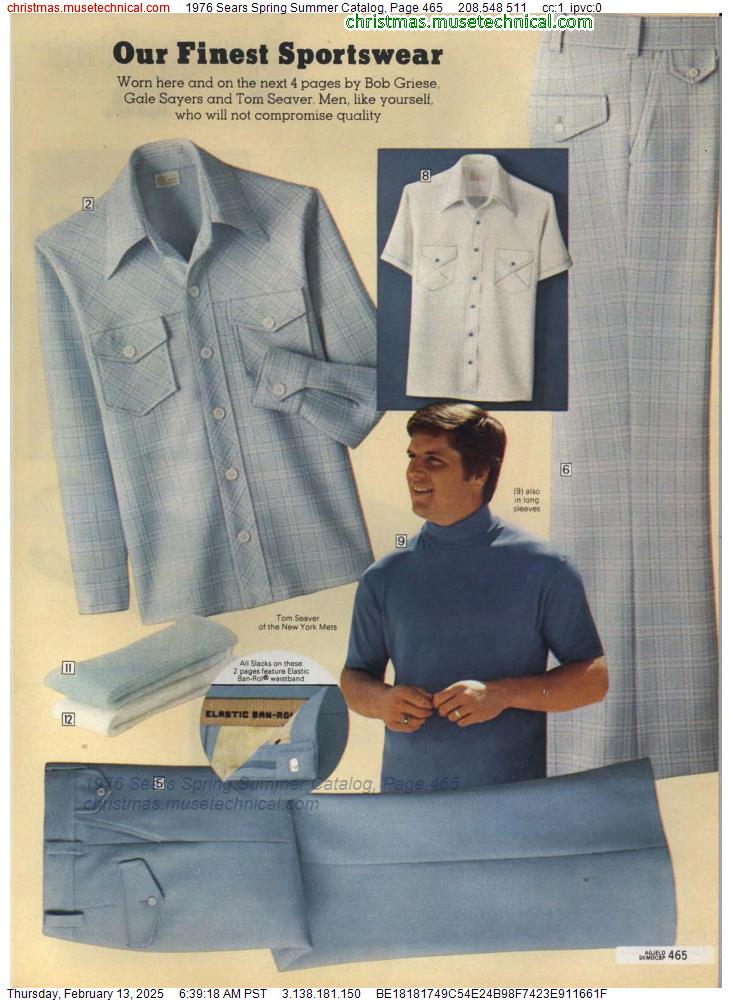 1976 Sears Spring Summer Catalog, Page 465