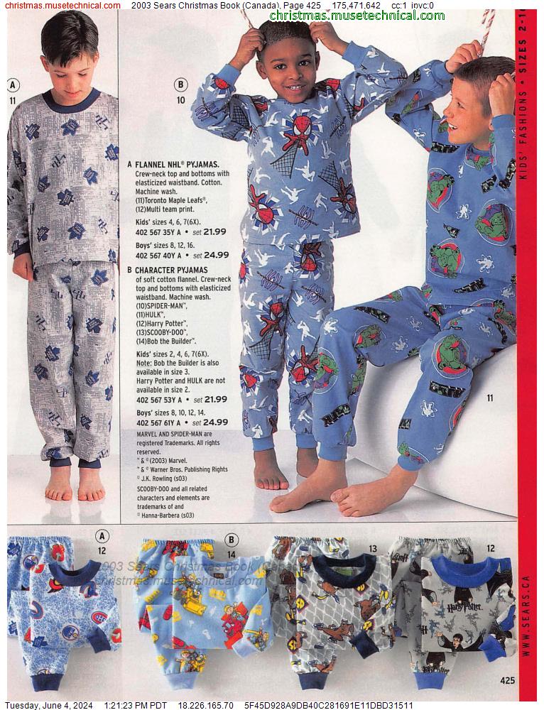 2003 Sears Christmas Book (Canada), Page 425