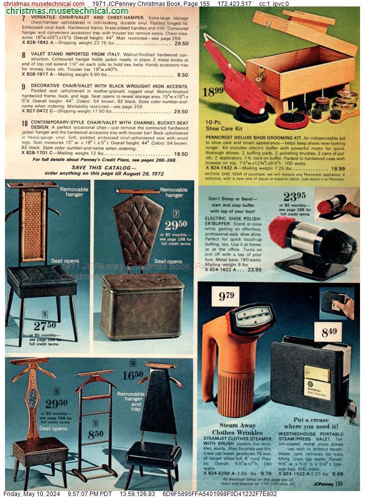 1971 JCPenney Christmas Book, Page 155