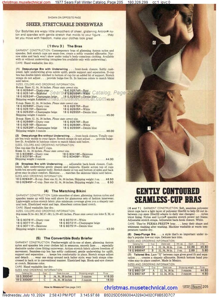 1977 Sears Fall Winter Catalog, Page 205