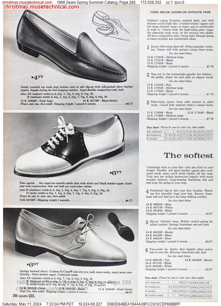 1966 Sears Spring Summer Catalog, Page 285