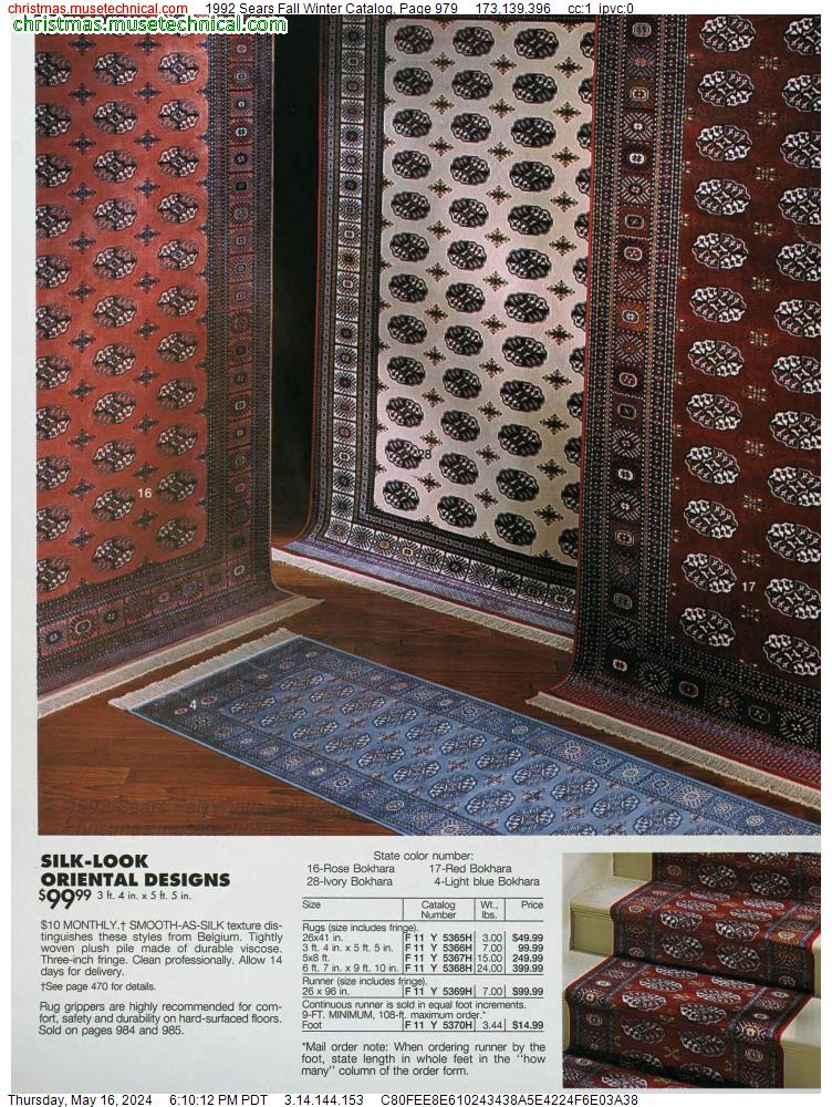 1992 Sears Fall Winter Catalog, Page 979