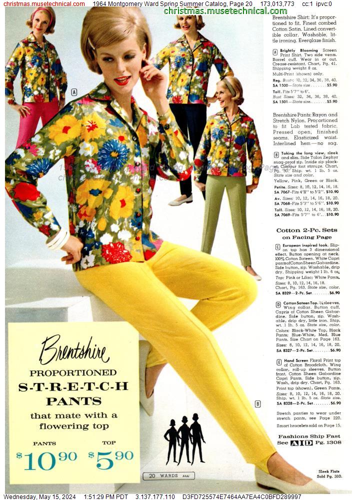1964 Montgomery Ward Spring Summer Catalog, Page 20