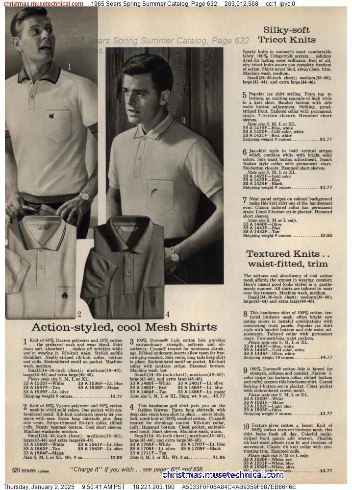 1965 Sears Spring Summer Catalog, Page 632