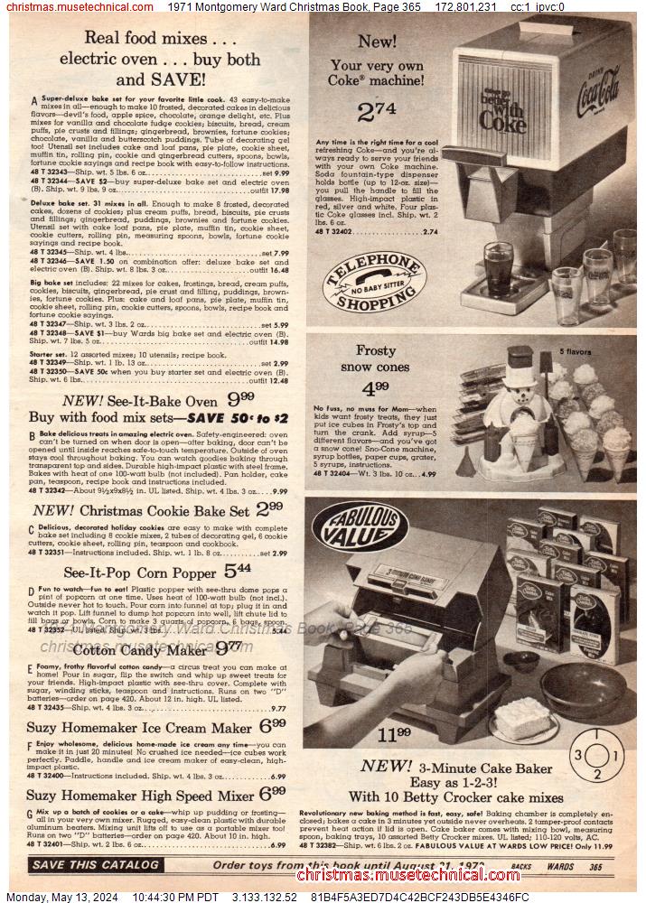 1971 Montgomery Ward Christmas Book, Page 365