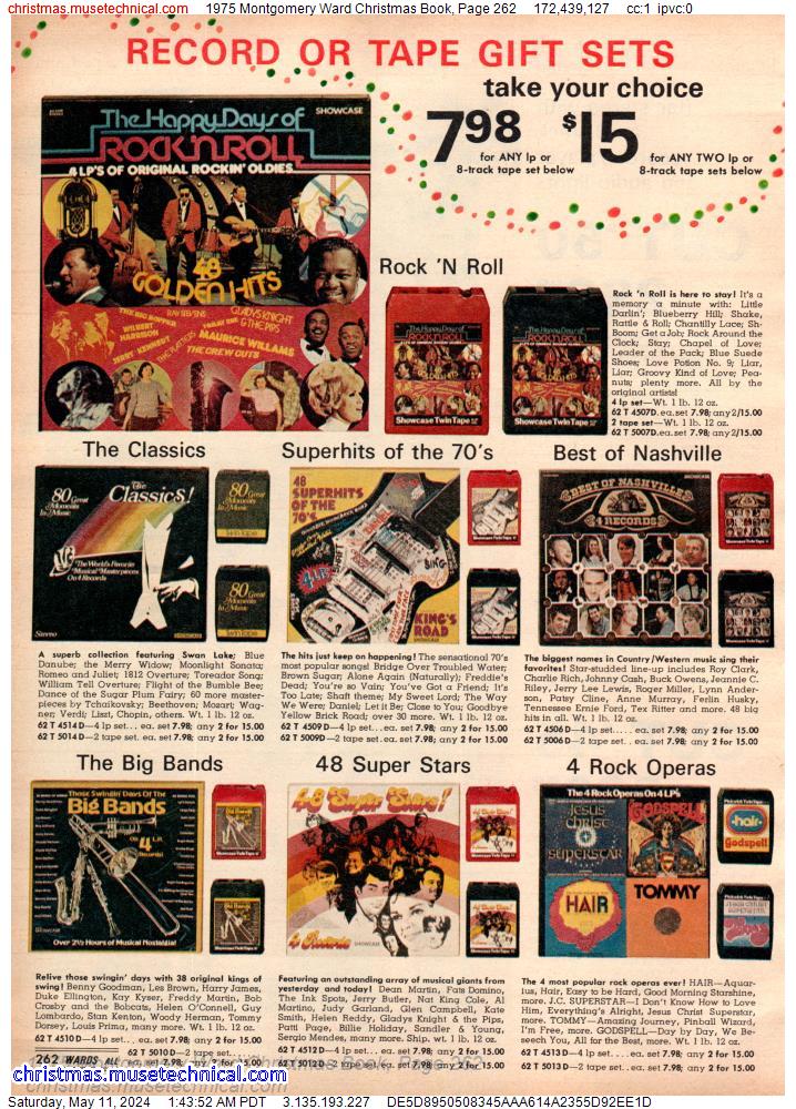 1975 Montgomery Ward Christmas Book, Page 262