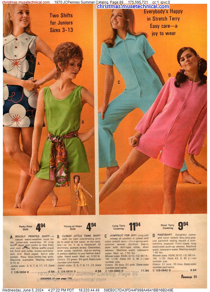 1970 JCPenney Summer Catalog, Page 89