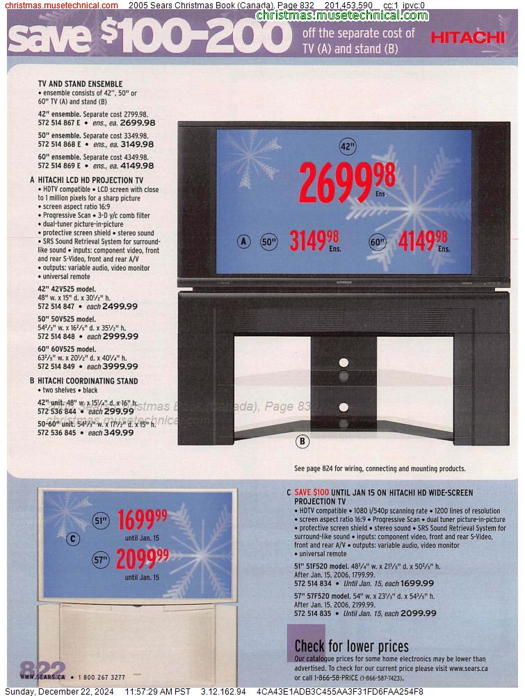 2005 Sears Christmas Book (Canada), Page 832