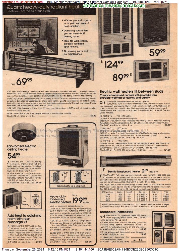 1982 Montgomery Ward Spring Summer Catalog, Page 621