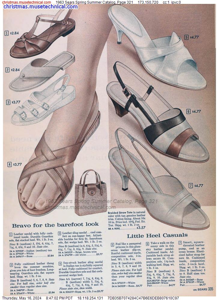 1963 Sears Spring Summer Catalog, Page 321