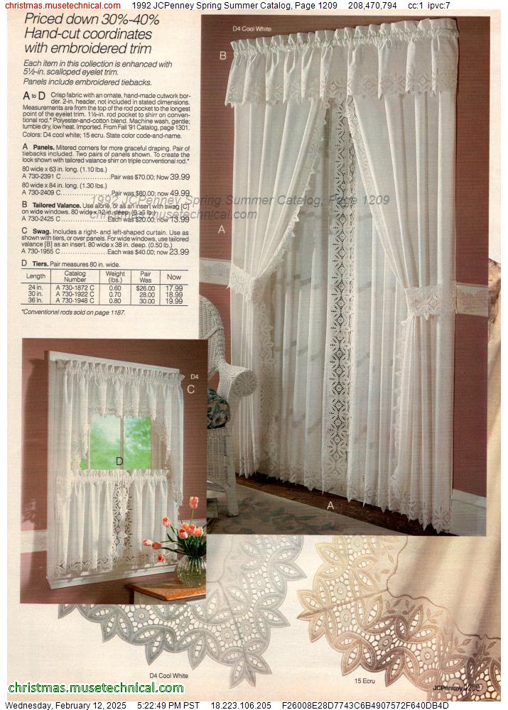 1992 JCPenney Spring Summer Catalog, Page 1209