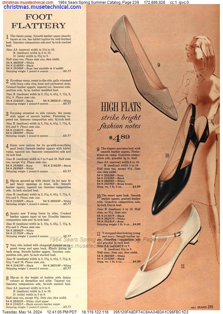 1964 Sears Spring Summer Catalog, Page 239