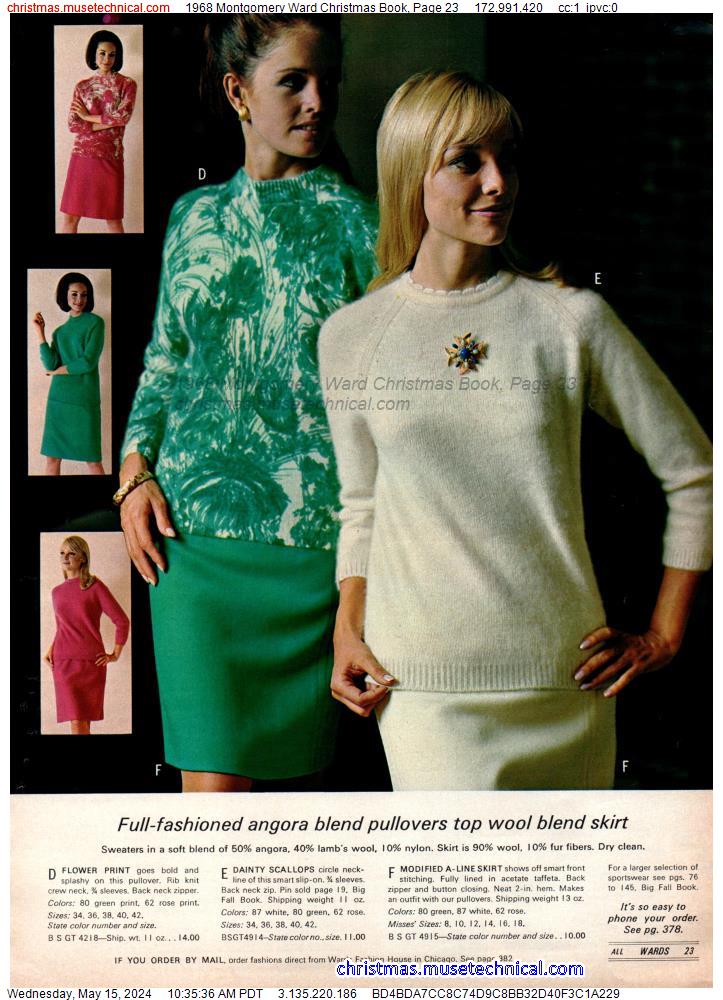 1968 Montgomery Ward Christmas Book, Page 23