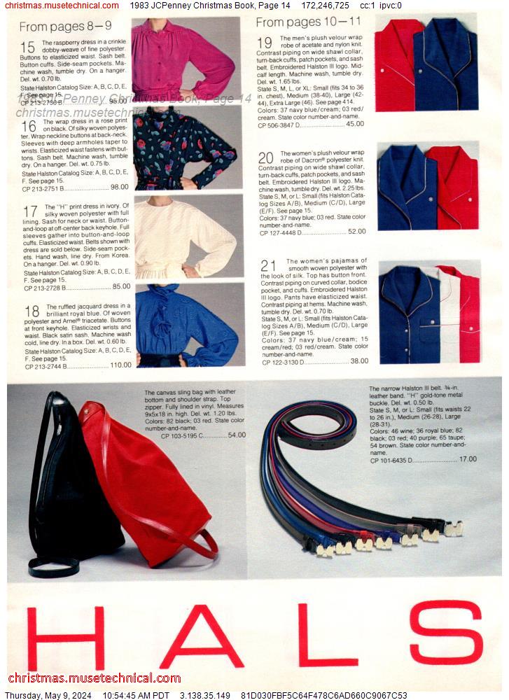 1983 JCPenney Christmas Book, Page 14