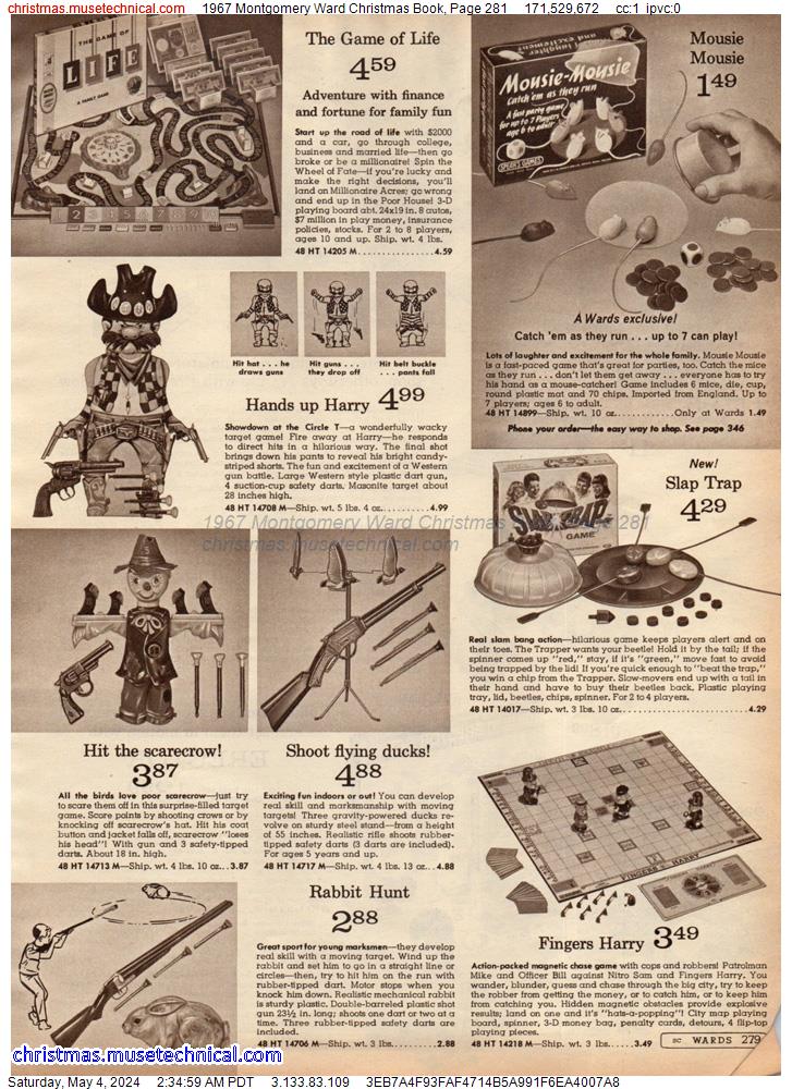 1967 Montgomery Ward Christmas Book, Page 281