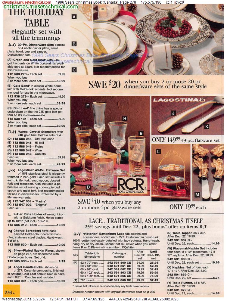 1996 Sears Christmas Book (Canada), Page 278