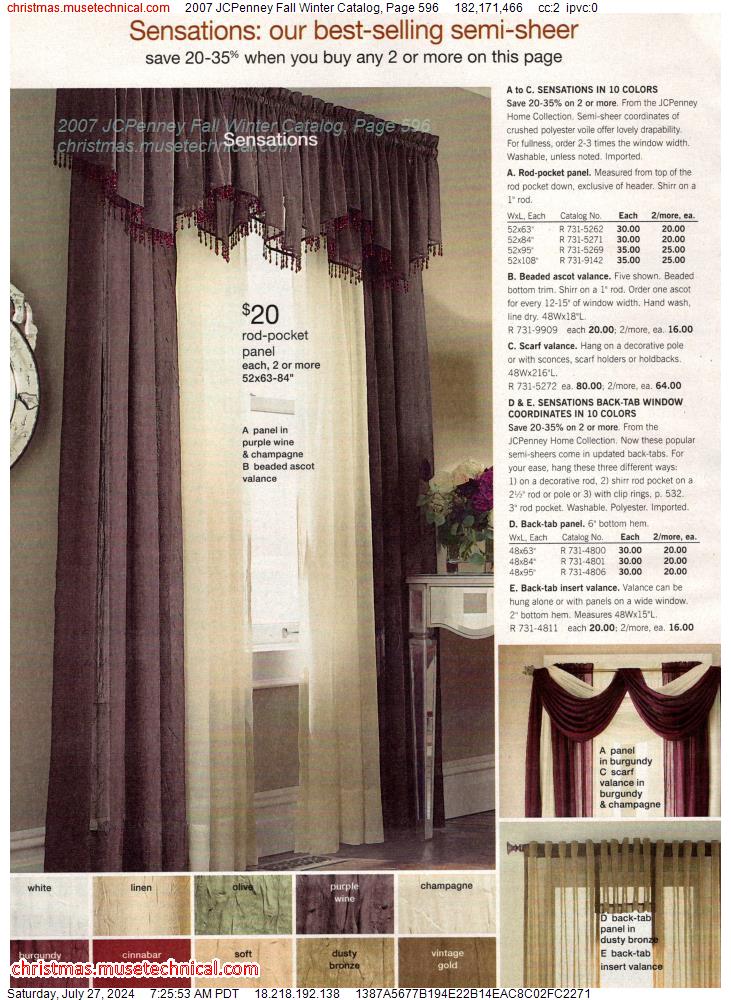 2007 JCPenney Fall Winter Catalog, Page 596
