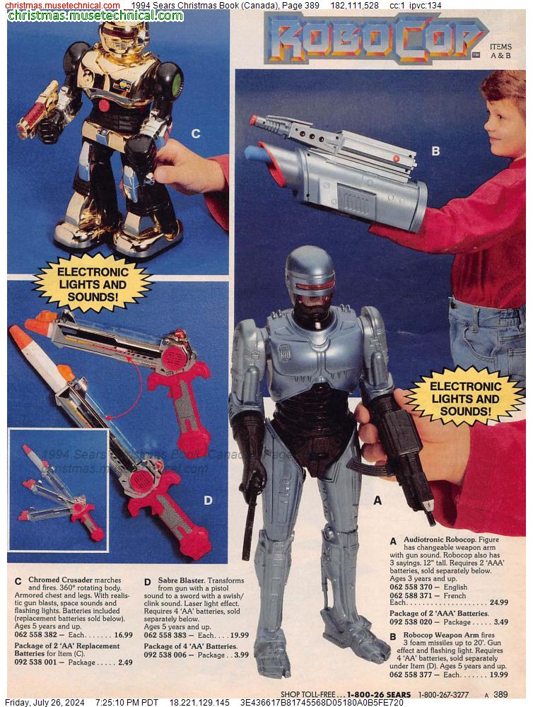 1994 Sears Christmas Book (Canada), Page 389