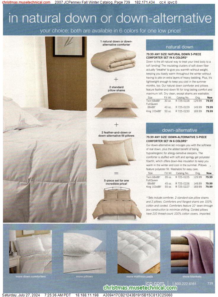 2007 JCPenney Fall Winter Catalog, Page 739