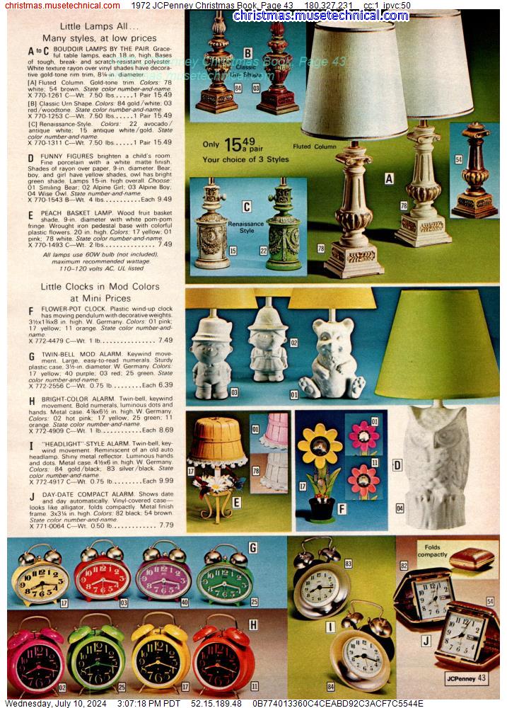 1972 JCPenney Christmas Book, Page 43