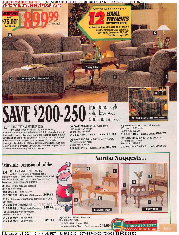 2000 Sears Christmas Book (Canada), Page 687