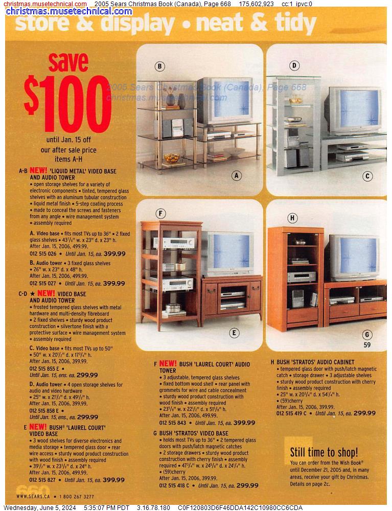 2005 Sears Christmas Book (Canada), Page 668