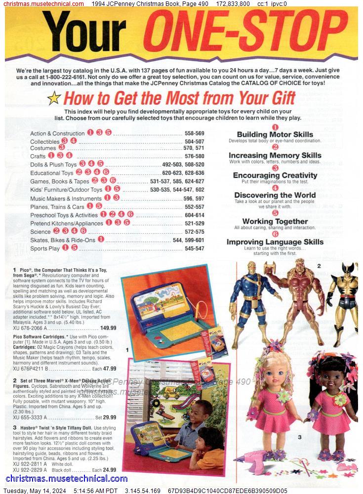 1994 JCPenney Christmas Book, Page 490