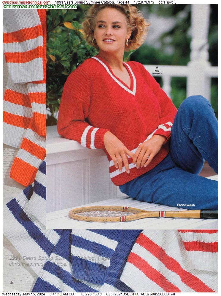 1991 Sears Spring Summer Catalog, Page 44