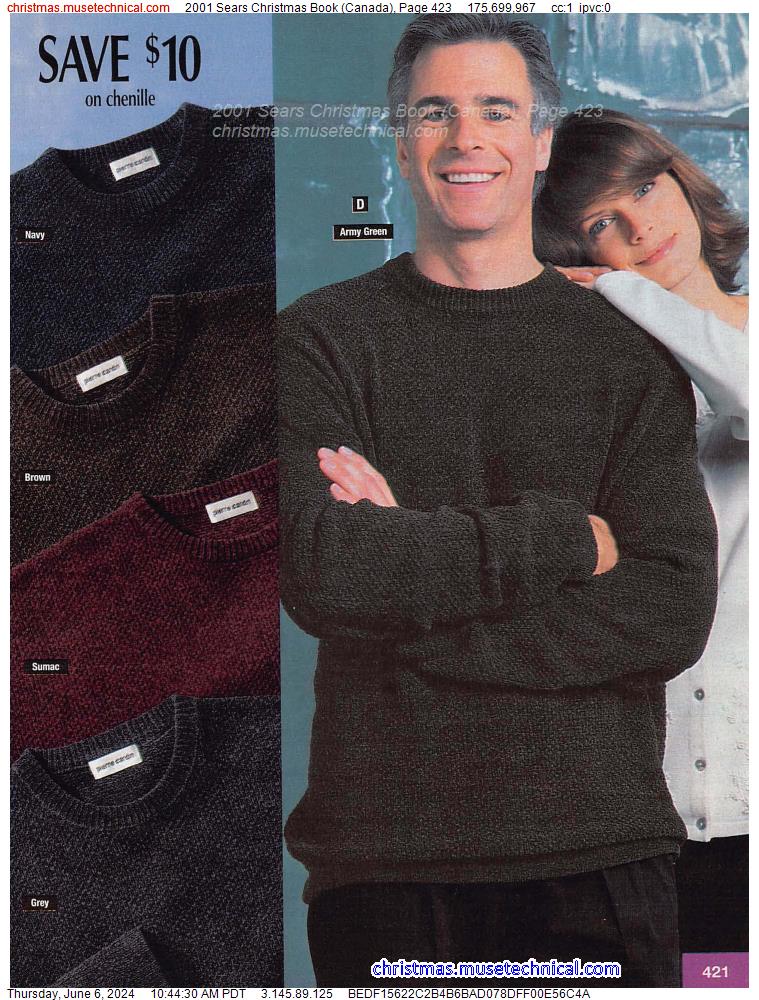 2001 Sears Christmas Book (Canada), Page 423