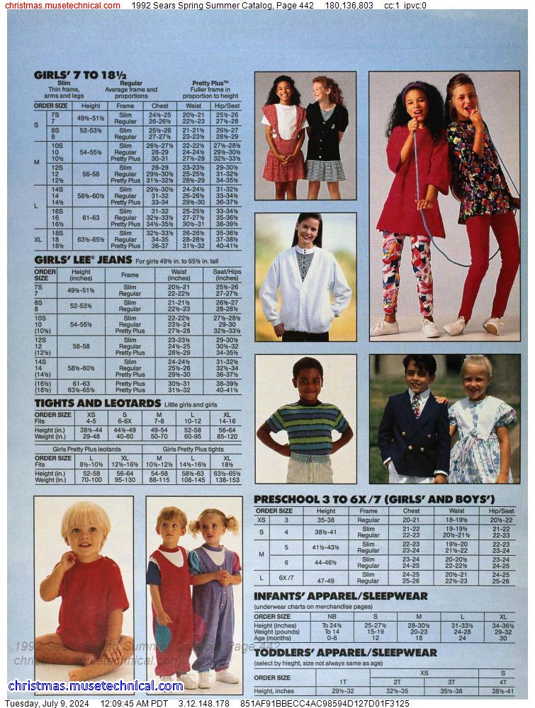 1992 Sears Spring Summer Catalog, Page 442