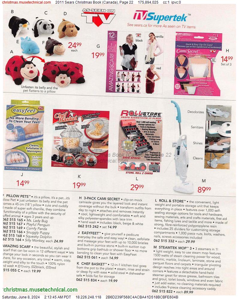 2011 Sears Christmas Book (Canada), Page 22