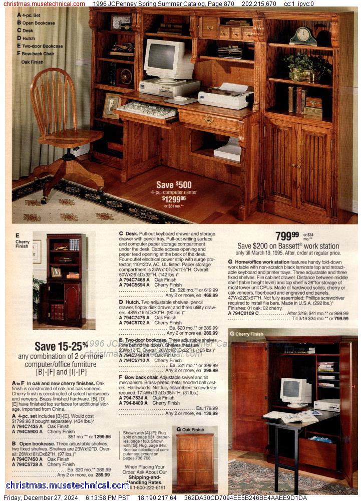 1996 JCPenney Spring Summer Catalog, Page 870