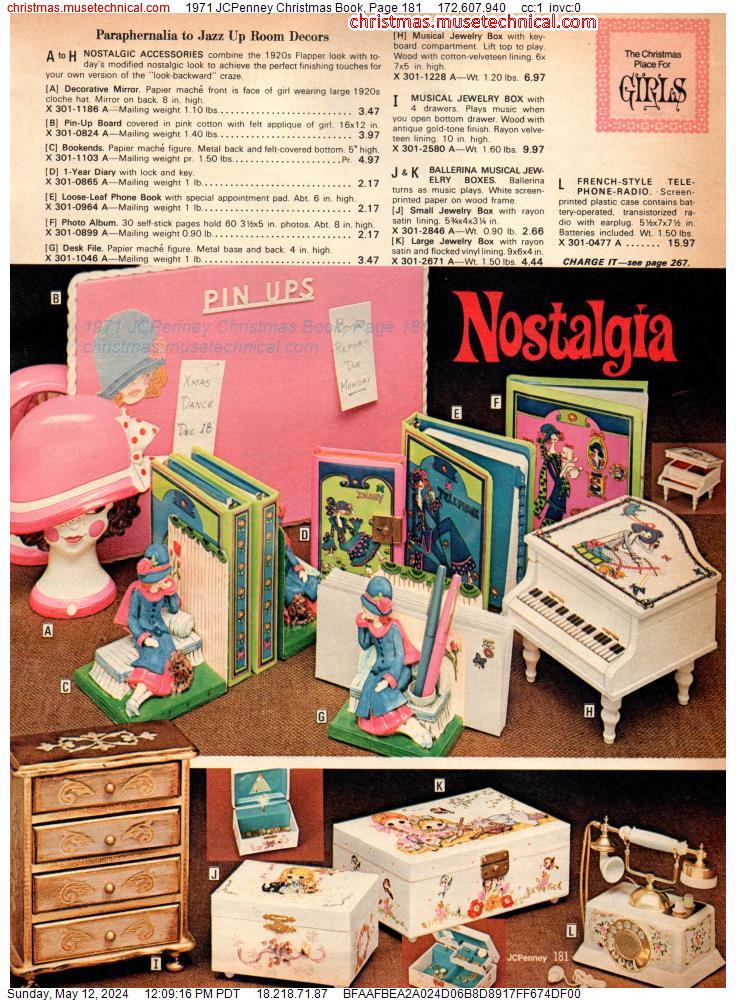 1971 JCPenney Christmas Book, Page 181