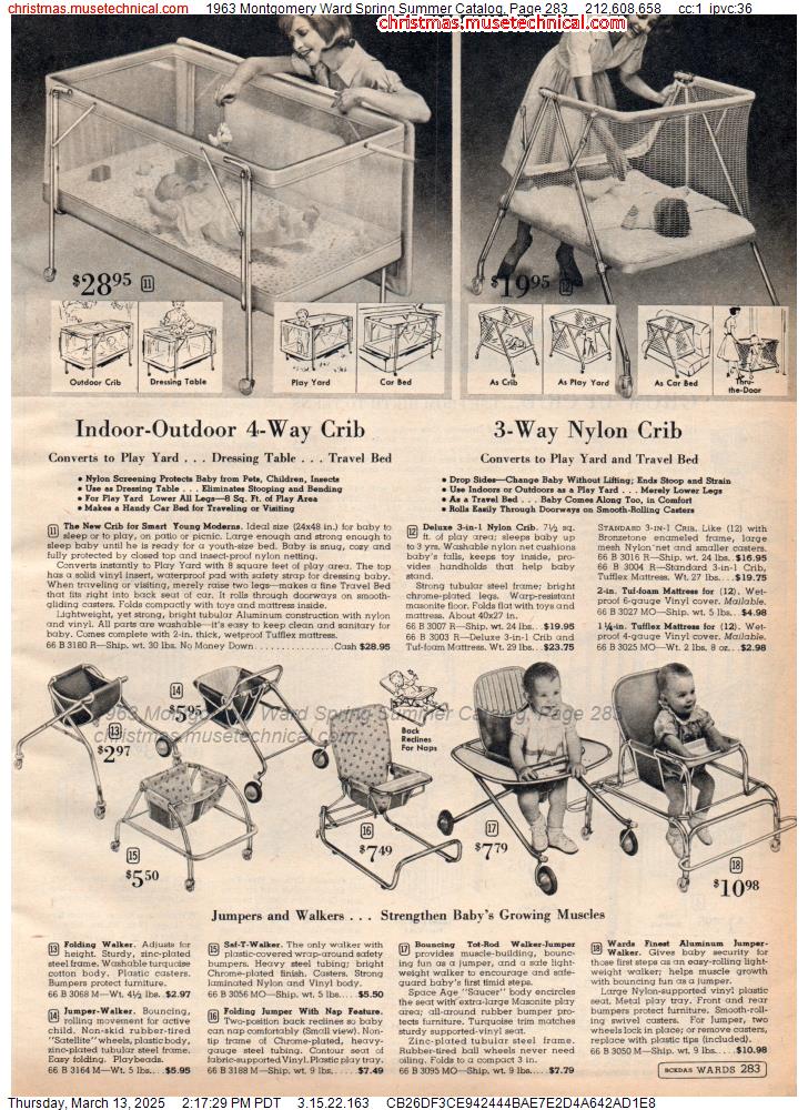 1963 Montgomery Ward Spring Summer Catalog, Page 283