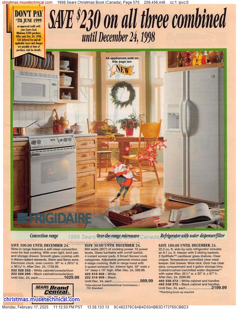 1998 Sears Christmas Book (Canada), Page 570