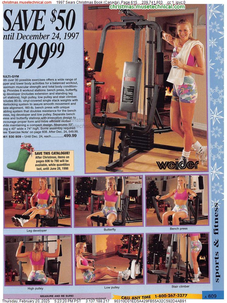 1997 Sears Christmas Book (Canada), Page 615