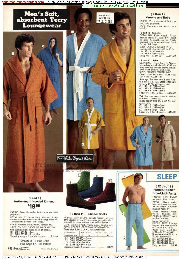 1976 Sears Fall Winter Catalog, Page 632