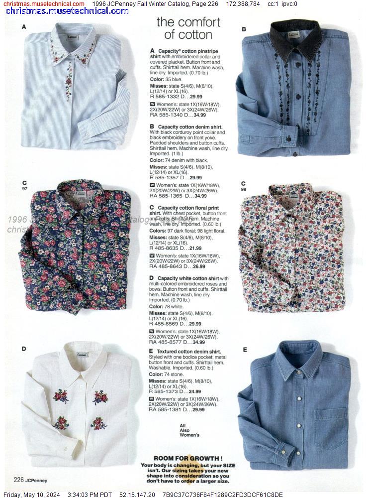 1996 JCPenney Fall Winter Catalog, Page 226