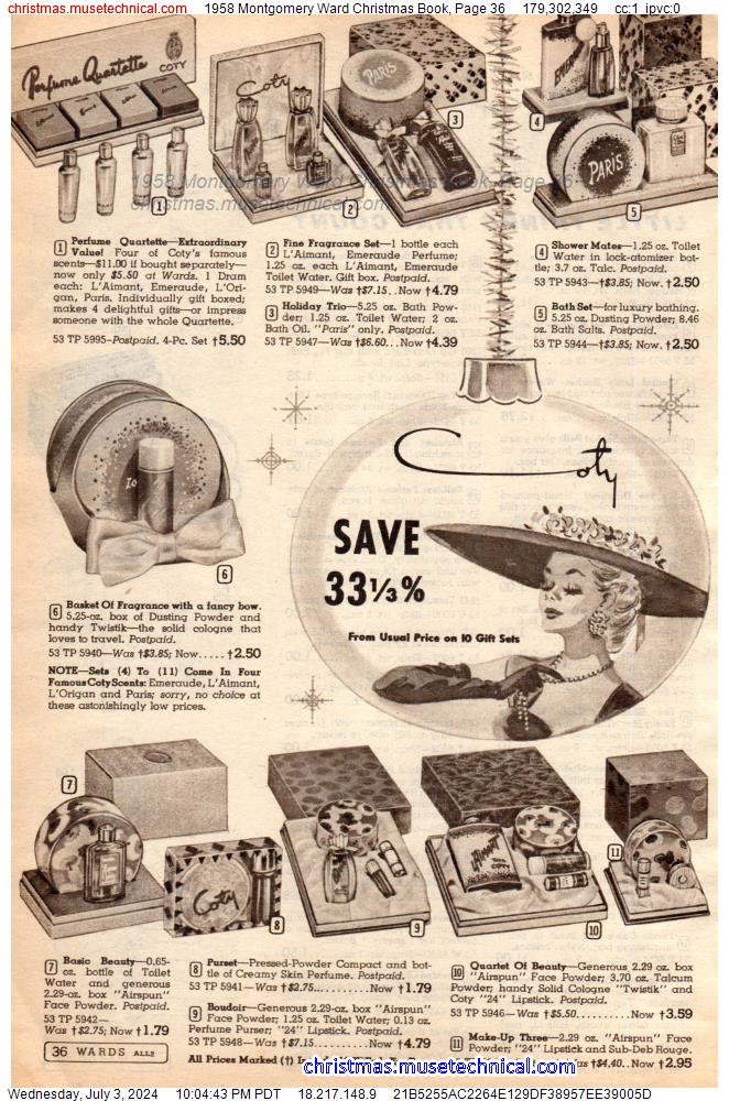 1958 Montgomery Ward Christmas Book, Page 36