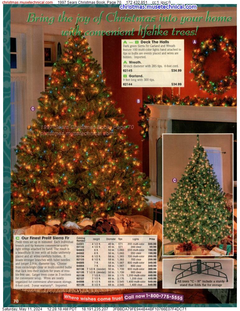 1997 Sears Christmas Book, Page 70