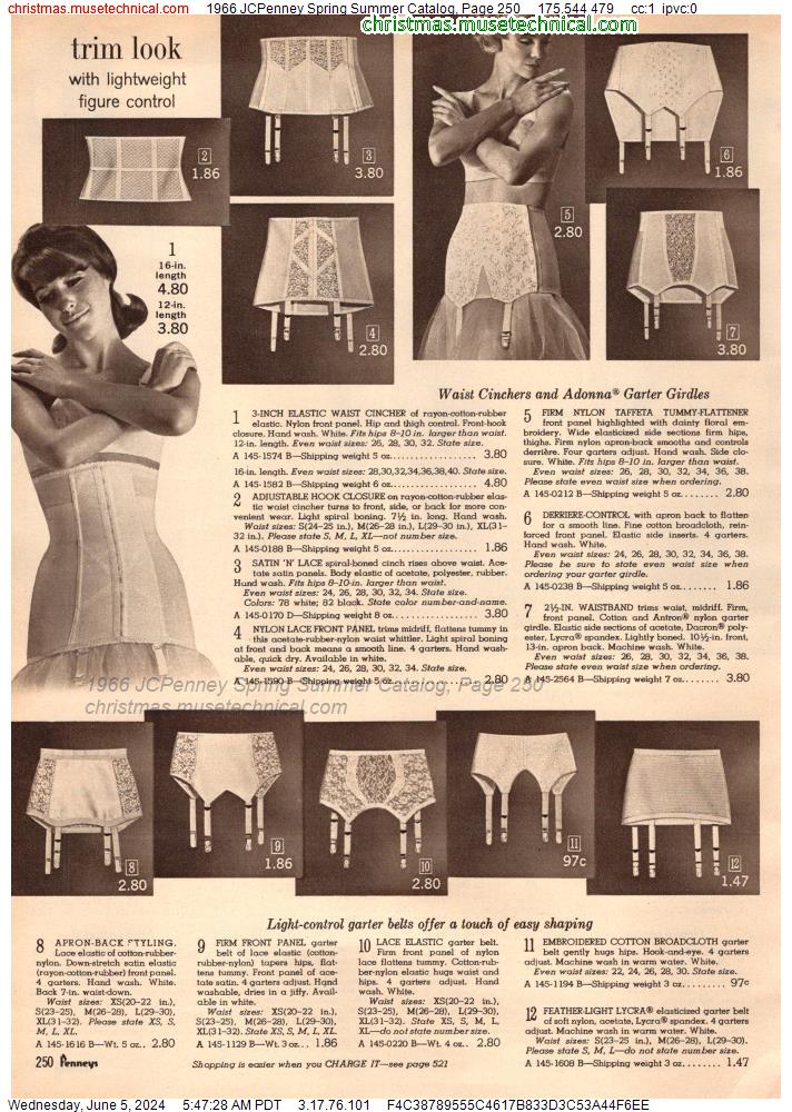 1966 JCPenney Spring Summer Catalog, Page 250