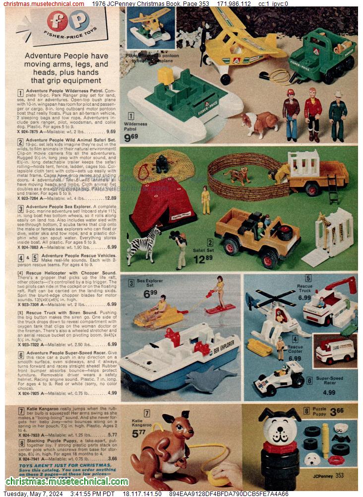1976 JCPenney Christmas Book, Page 353