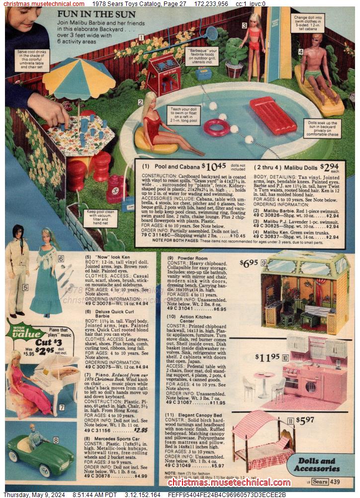 1978 Sears Toys Catalog, Page 27