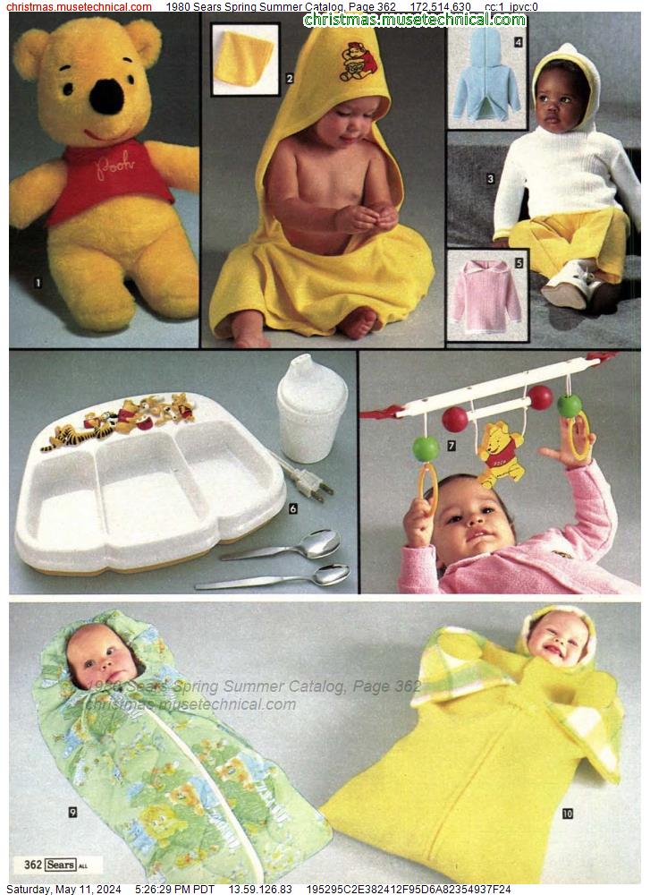 1980 Sears Spring Summer Catalog, Page 362