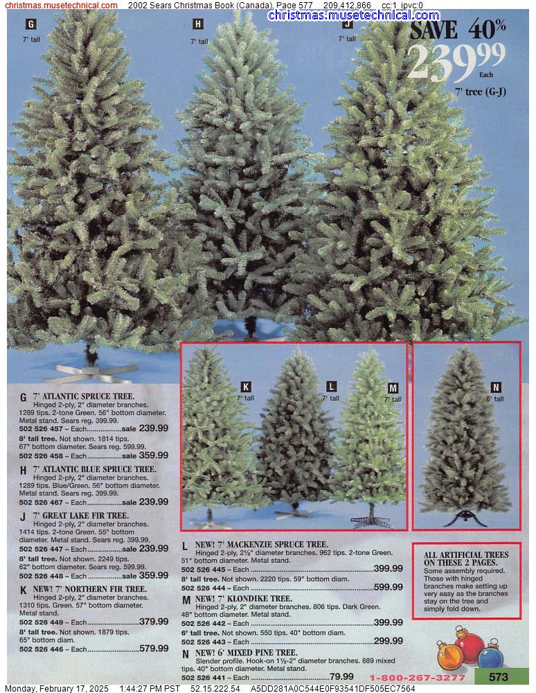 2002 Sears Christmas Book (Canada), Page 577